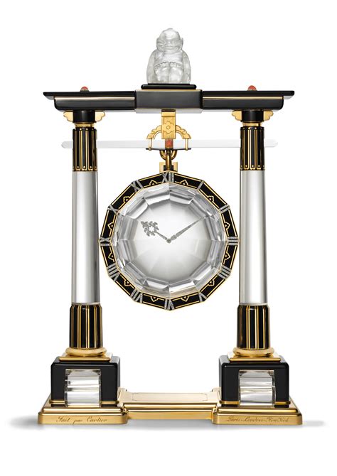 mystery clock cartier.